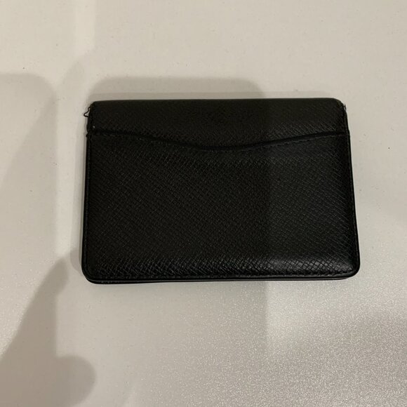 Louis Vuitton Black Taiga Card Case Sku#84327 (gently used) - Picture 2 of 12